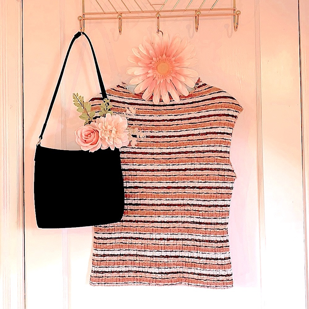 Vintage Belinda US size M sleeveless sheer top